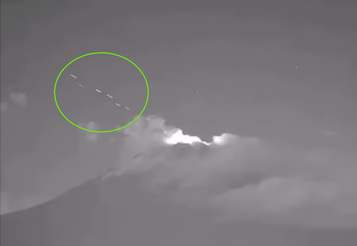 UFO Hunters Capture Shocking Footage of Objects Exiting Volcano in ...